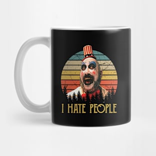 Funny Men Artwork Hate People Mug